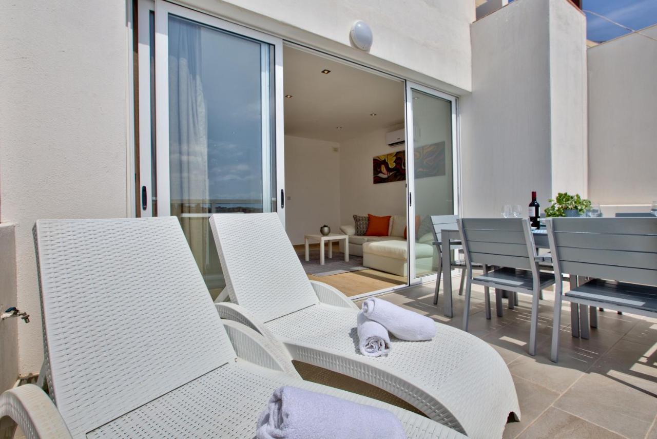 شقة Sliema Duplex Penthouse With Sea Views & Private Terrace By Shortletsmalta المظهر الخارجي الصورة